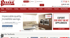 Desktop Screenshot of boucheappliances.com